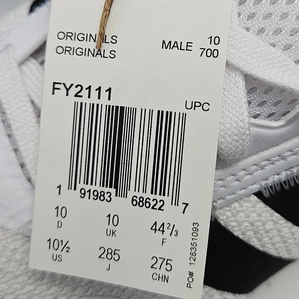 Adidas Swift Run X Mens White Black Running Shoes FY2111 Size 10.5 NEW